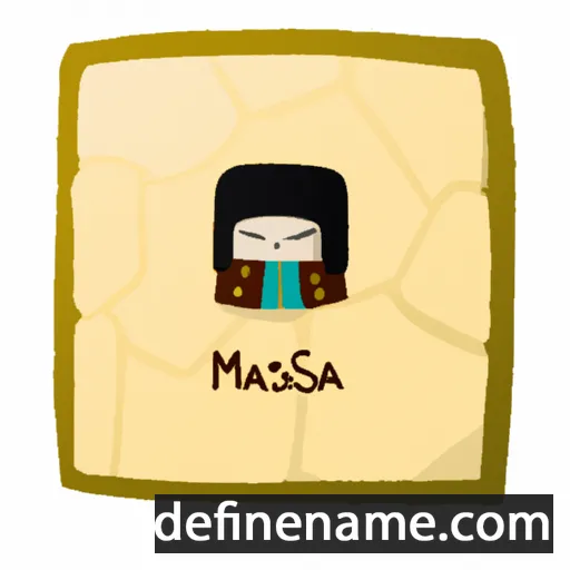 cartoon of the name Masauna