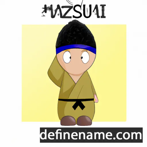 cartoon of the name Masazumi