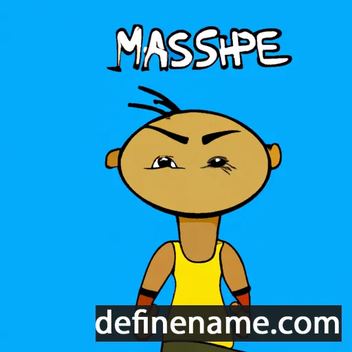 cartoon of the name Masephi