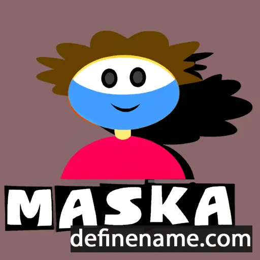 Maska cartoon