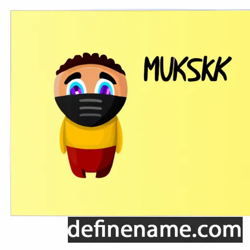 cartoon of the name Maskwa