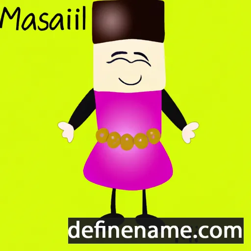 cartoon of the name Maslini