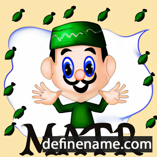 cartoon of the name Matar