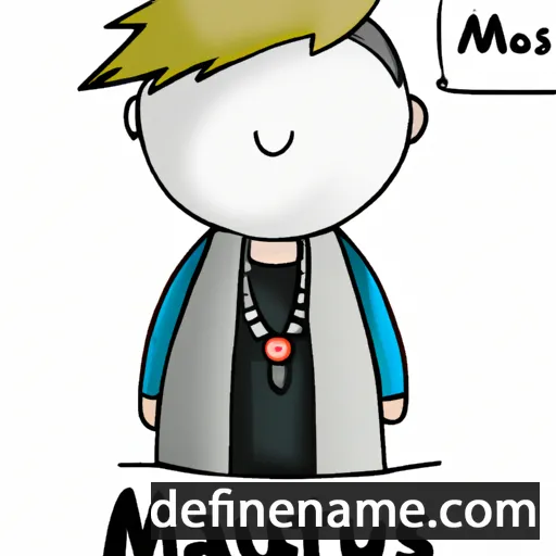 cartoon of the name Matėjus