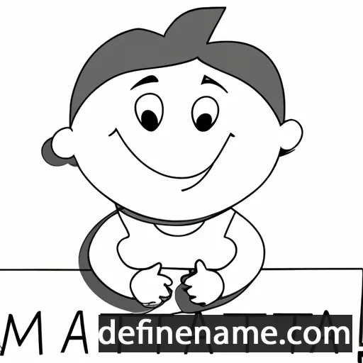 cartoon of the name Mateyas