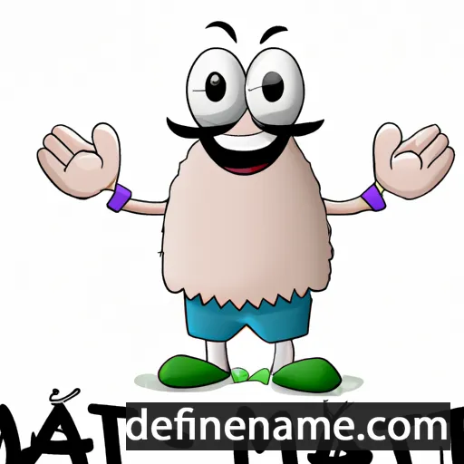 cartoon of the name Matfii