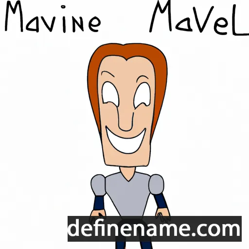 cartoon of the name Mávnnel