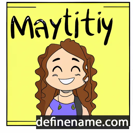 cartoon of the name Matlyn