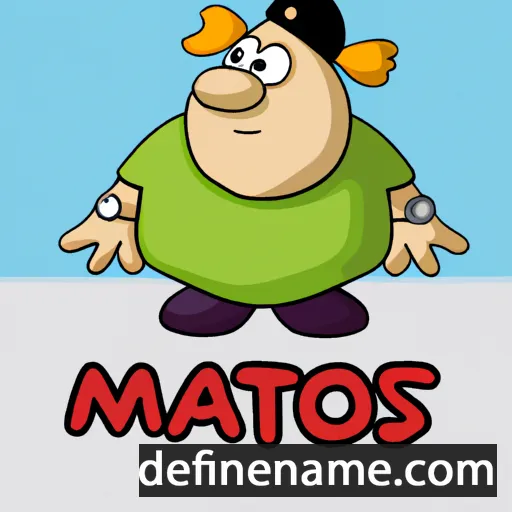 cartoon of the name Matoš