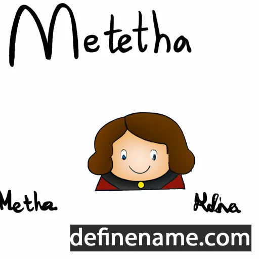 cartoon of the name Matthéa