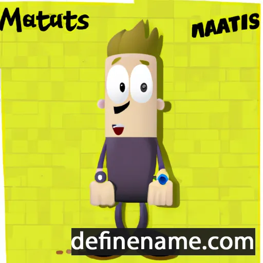 cartoon of the name Mattis