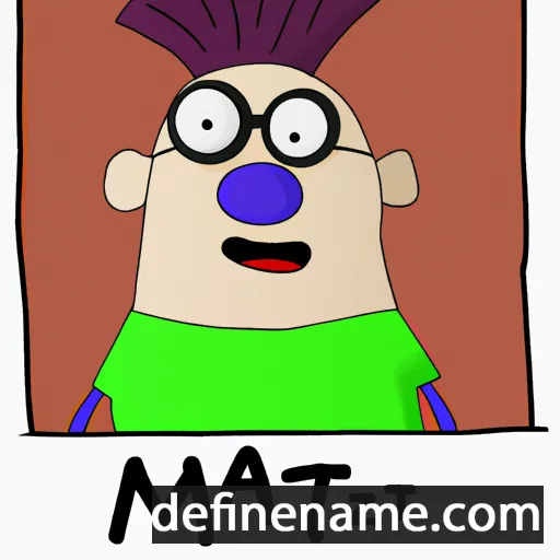 cartoon of the name Matz