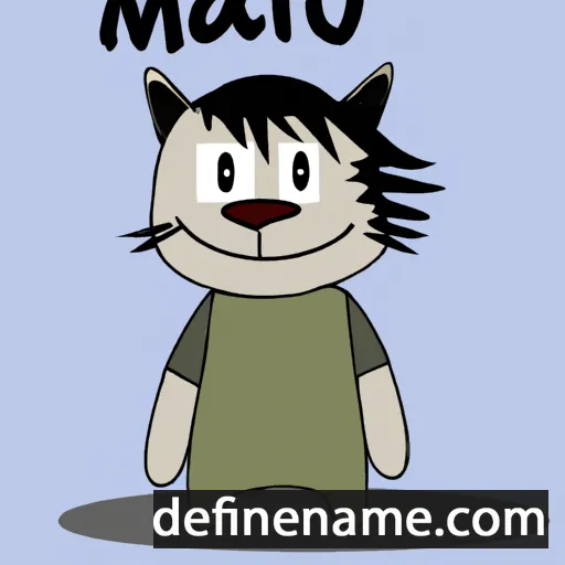 cartoon of the name Mau