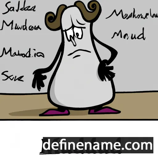 cartoon of the name Maudlin