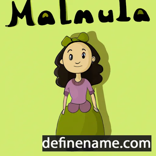 Maulena cartoon