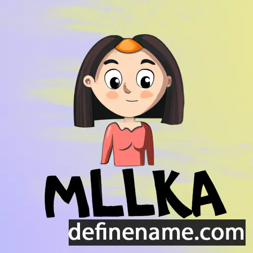 Maulika cartoon