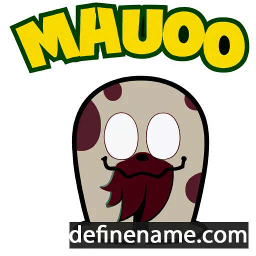 cartoon of the name Maumoos