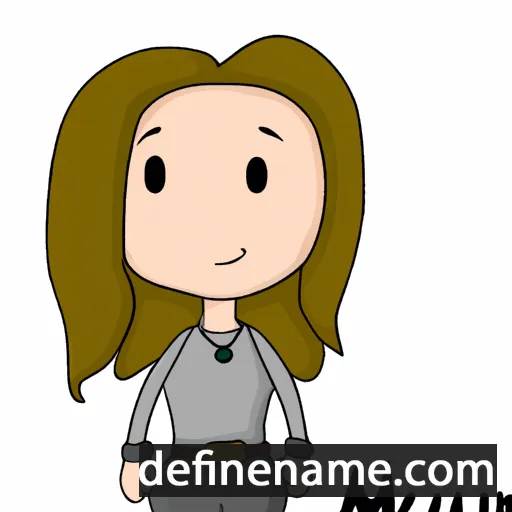 cartoon of the name Mauren