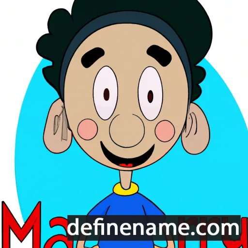 cartoon of the name Maurílio