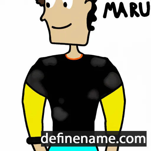 cartoon of the name Mauri