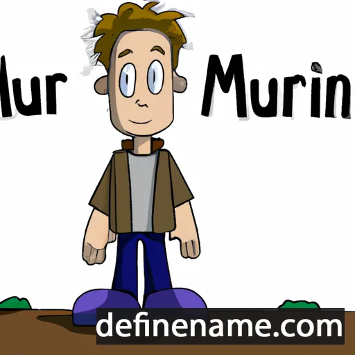 cartoon of the name Maurijn