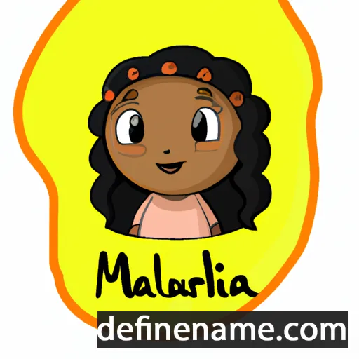 cartoon of the name Maurilia