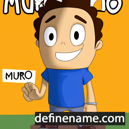 cartoon of the name Mauro