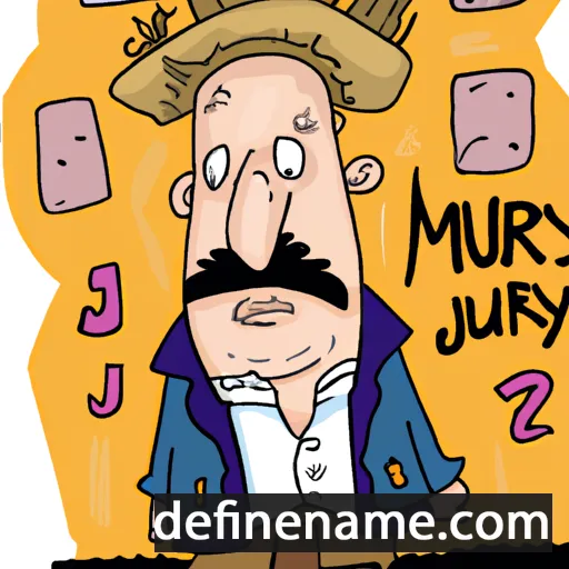 cartoon of the name Maurycjusz