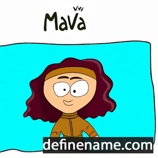 Mava cartoon