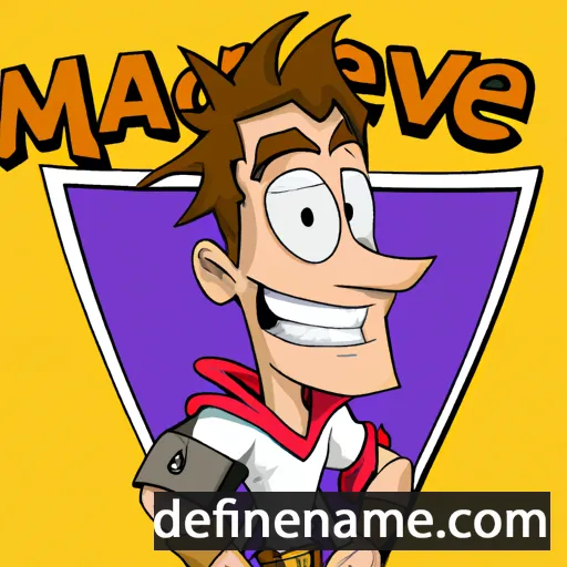 cartoon of the name Maveric