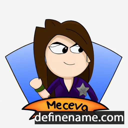 cartoon of the name Maverica