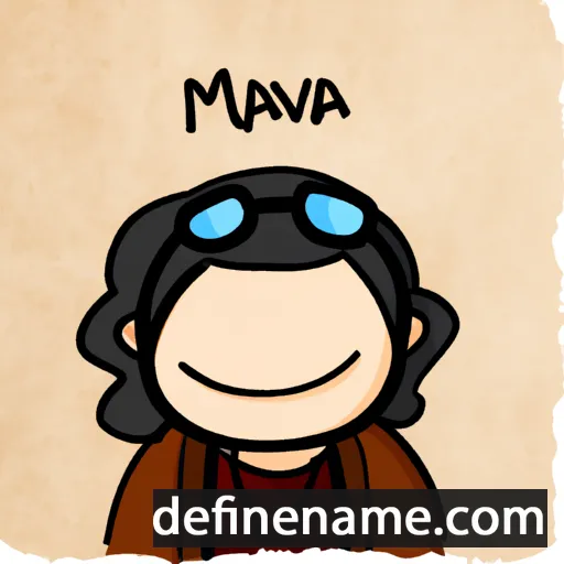 cartoon of the name Mavra