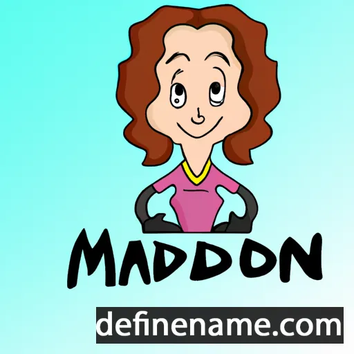 cartoon of the name Mawdlyn