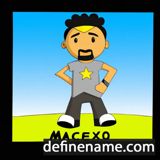 cartoon of the name Maxencio