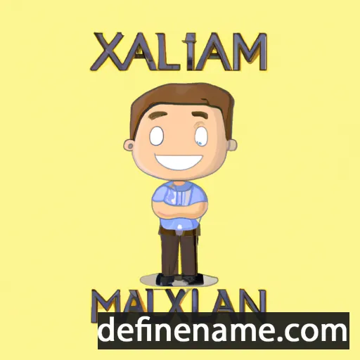 cartoon of the name Maximiliam