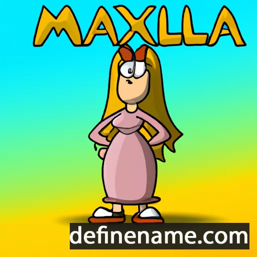 Maximilla cartoon