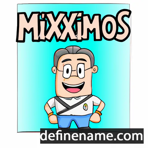 cartoon of the name Maximinos