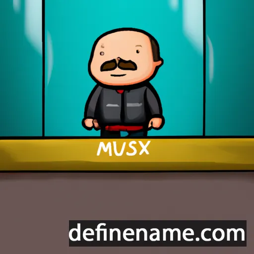 cartoon of the name Maxsuel