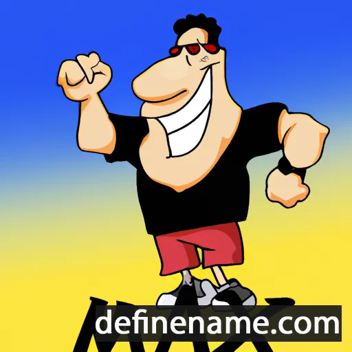 cartoon of the name Maxx