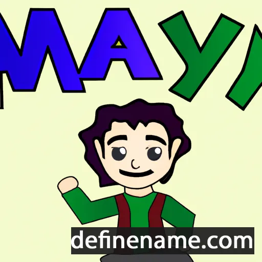 cartoon of the name Mayār