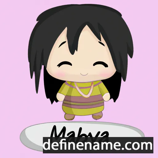 cartoon of the name Mayabibi