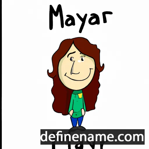 cartoon of the name Mayfair