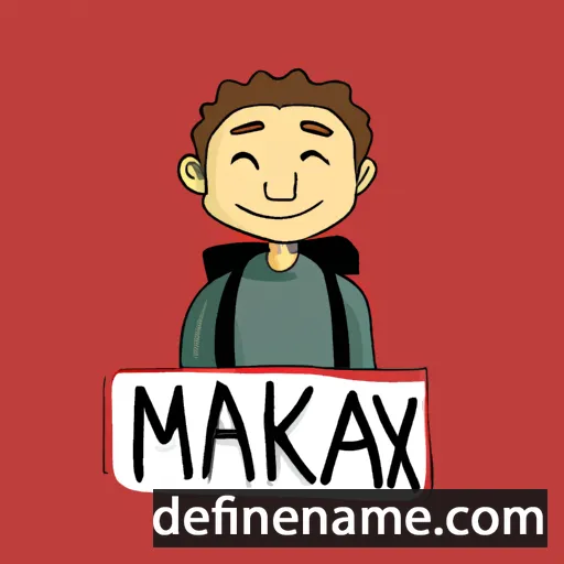 Maykl cartoon