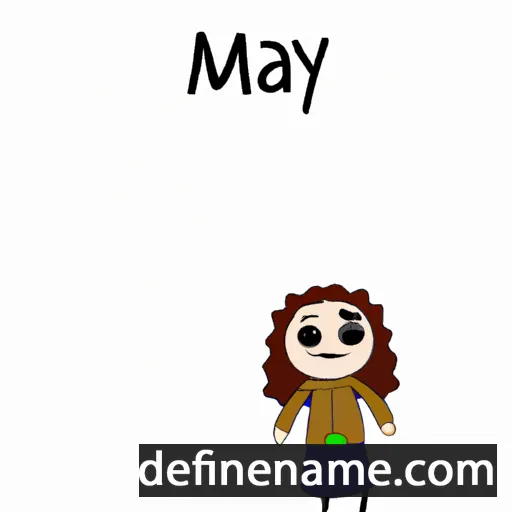 cartoon of the name Mayl