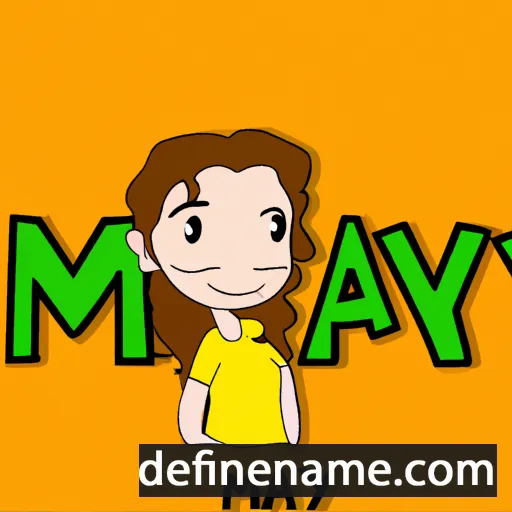 Maymay cartoon