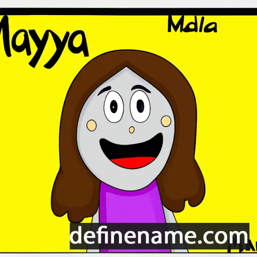 cartoon of the name Mayola