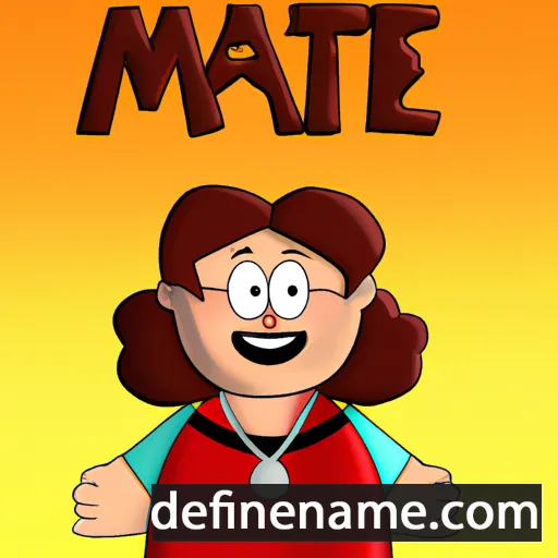 cartoon of the name Maytê