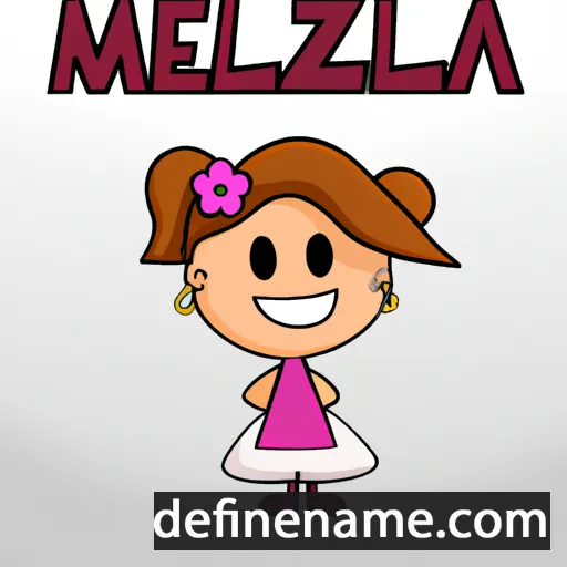 cartoon of the name Mazellia