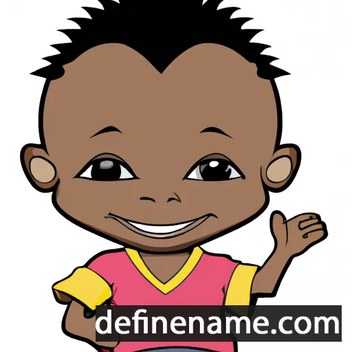 cartoon of the name Mbalienhle