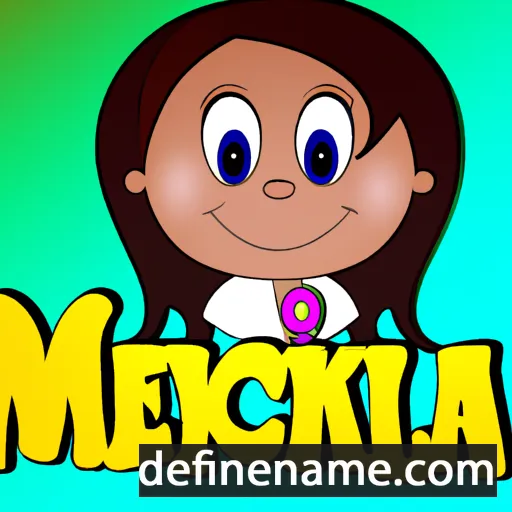 cartoon of the name Mckeyla